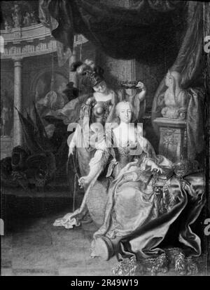 Kaiserin Maria Theresa von Weisheit, 1744. Stockfoto