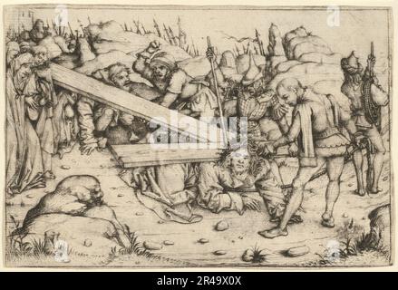 Die Straße nach Calvary, 1475/80. Stockfoto