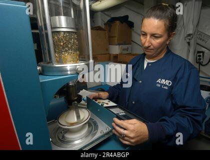 US Navy Aviation Machinist Mate Stockfoto