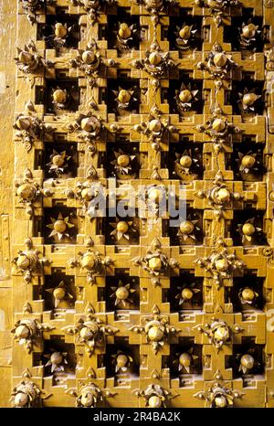 Haupteingang im Jalakandeswarar-Tempel in Vellore Tamil Nadu, Südindien, Indien, Asien Stockfoto