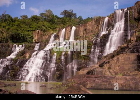 Pongour Wasserfall, Da Lat, Lam Dong, Tay Nguyen, Central Highlands, West Highlands, Vietnam Stockfoto