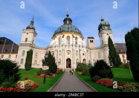 Benediktinerkloster Ettal, Bayern, Klosterkirche, Deutschland Stockfoto