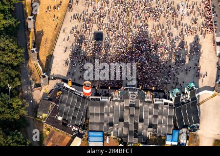 PAROOKAVILLE GmbH, Radar Musik und Unterhaltungs GmbH, Teilnehmer des PAROOKAVILLE, Electronic Music Festival, Festivals auf der Veranstaltung Stockfoto