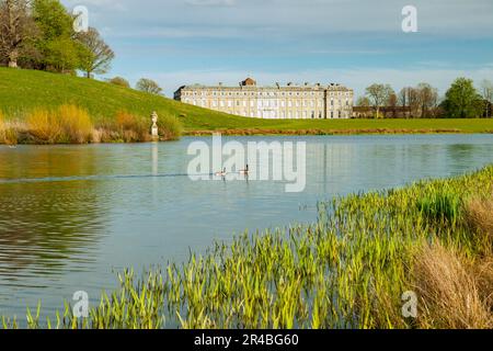 April Nachmittag im Petworth Park in West Sussex, England. Stockfoto