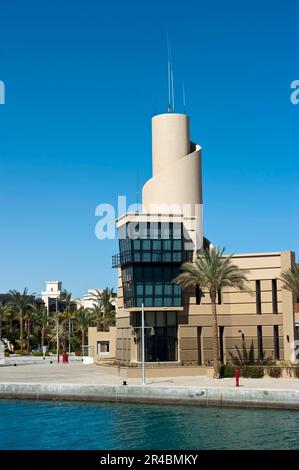 Harbour Master's Tower, Tower, Port Ghalib, Marsa Alam, Ägypten Stockfoto