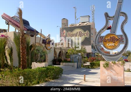 Hard Rock Cafe, Hurghada, Ägypten Stockfoto