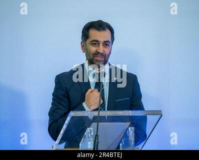 Humza Yousaf, erster Minister von Schottland Stockfoto