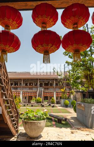 Lhong 1919, eine Touristenattraktion am Westufer des Chao Phraya River, Bangkok, Thailand. Stockfoto