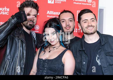 Heavy Music Awards, OVO Arena Wembley, Großbritannien. 26. Mai 2023 Wie im Dezember bei der Ankunft in der OVO Arena Wembley für die Heavy Music Awards 2023. Foto: Amanda Rose/Alamy Live News Stockfoto