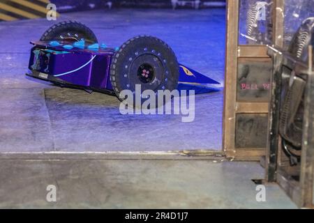 Brentwood Essex 27. Mai 2023 Extreme Robots live im Brentwood Centre Brentwood Essex, der Live-Show aus Robot Wars von BBC. Die Veranstaltung soll auch das Interesse an MINT-Themen fördern. Kredit: Ian Davidson/Alamy Live News Stockfoto