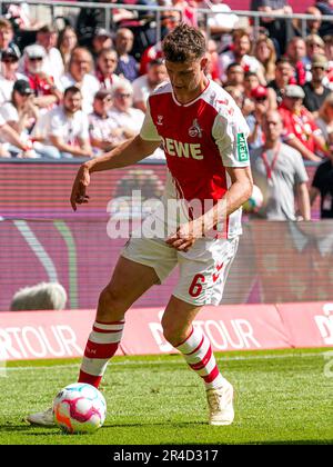 Köln, Deutschland. 27. Mai 2023. KÖLN, DEUTSCHLAND - MAI 27: Eric Martel von 1. FC Köln während des Bundesliga-Spiels zwischen 1. FC Köln und FC Bayern München im RheinEnergieStadion am 27. Mai 2023 in Köln (Foto von Rene Nijhuis/Orange Pictures). Gutschrift: Orange Pics BV/Alamy Live News Stockfoto