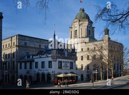 Musee du Fort, Quebec City, Kanada Stockfoto