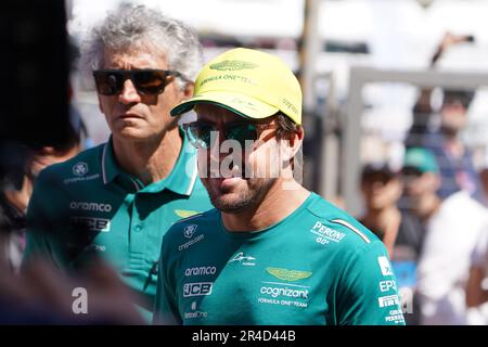 Mezzolombardo, Mezzolombardo, Italien. 27. Mai 2023. Fährt während der dritten Übungssitzung FIA Formula 1 während des Grand Prix von Monaco auf dem Circuit de Monaco in Monaco. (Kreditbild: © Daisy Facinelli/ZUMA Press Wire) NUR REDAKTIONELLE VERWENDUNG! Nicht für den kommerziellen GEBRAUCH! Kredit: ZUMA Press, Inc./Alamy Live News Stockfoto