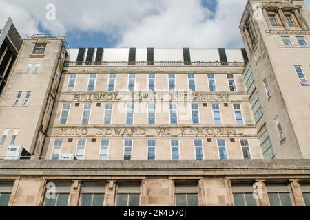 Hauptkrankenhaus des NHS in Bristol. Bristol Royal Krankenstation, King Edward VII Memorial Stockfoto