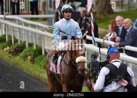 Giavellotto und Andrea Atzeni, der Boodles Yorkshire Cup Stockfoto