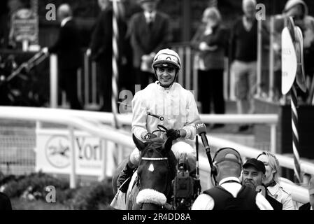 Giavellotto und Andrea Atzeni, der Boodles Yorkshire Cup Stockfoto