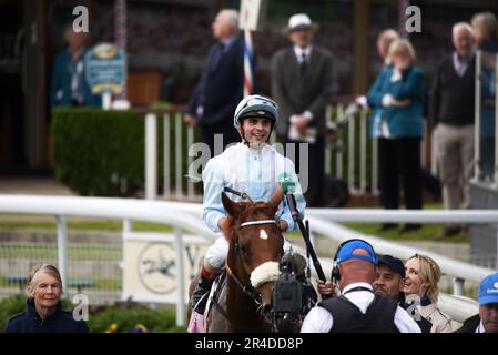 Giavellotto und Andrea Atzeni, der Boodles Yorkshire Cup Stockfoto