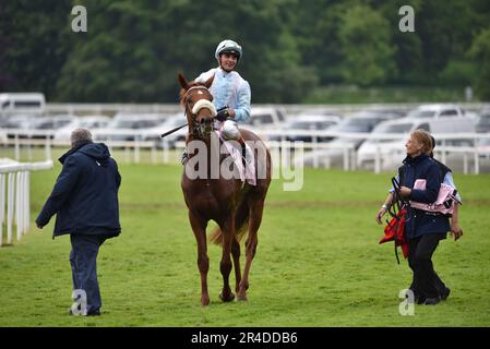 Giavellotto und Andrea Atzeni, der Boodles Yorkshire Cup Stockfoto