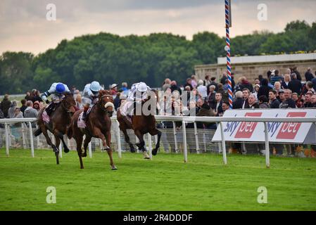 Giavellotto und Andrea Atzeni, der Boodles Yorkshire Cup Stockfoto