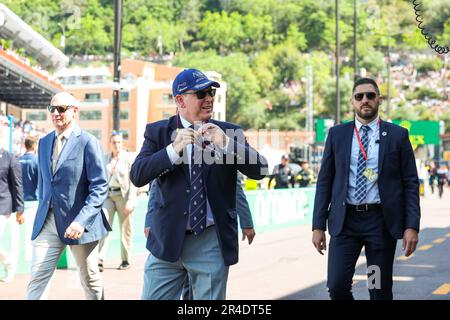 HSH Prinz Albert II. Von Monaco, in der Pitlane während des Formel 1 Grand Prix de Monaco. , . Formel-1-Weltmeisterschaft vom 26. Bis 28. Mai 2023 auf der Circuit de Monaco in Monaco - Foto Florent Gooden/DPPI Credit: DPPI Media/Alamy Live News Stockfoto