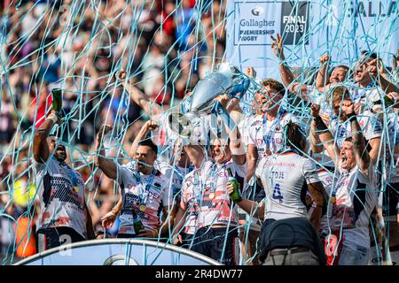 LONDON, VEREINIGTES KÖNIGREICH. 27., Mai 2023. Während des Saracens vs Sale Sharks - Gallagher Premiership Rugby Final im Twickenham Stadium am Samstag, den 27. Mai 2023. LONDON, ENGLAND. Kredit: Taka G Wu/Alamy Live News Stockfoto