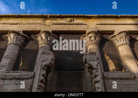 Tempel des gottes Khnum, Esna 41-251 n. Chr. Stockfoto