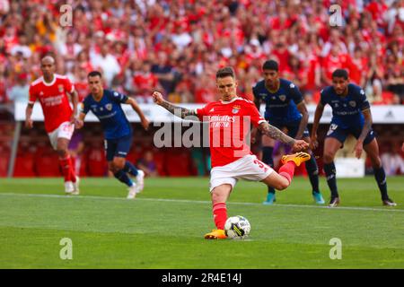 Lisboa, Portugal. 27. Mai 2023. Während des Spiels der Liga Portugal Bwin zwischen SL Benfica und Santa Clara am 27. Mai 2023 in Lissabon, Portugal (Valter Gouveia/SPP), im Estádio da Luz. Alamy Live News Stockfoto