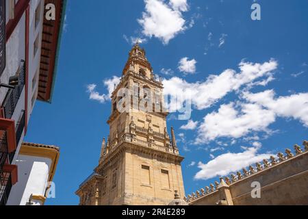 Moschee – Kathedrale von Cordoba Turm – Cordoba, Andalusien, Spanien Stockfoto