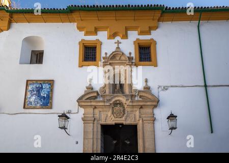 Kirche Los Dolores am Plaza de Capuchinos - Cordoba, Andalusien, Spanien Stockfoto