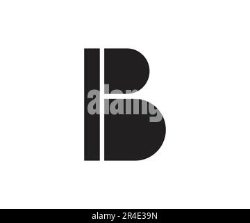 B Buchstabe Logo Design Vektor Vorlage Stock Vektor