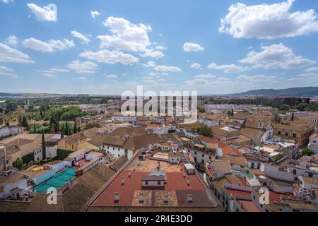 Blick auf Cordoba mit jüdischem Viertel (Juderia) - Cordoba, Andalusien, Spanien Stockfoto