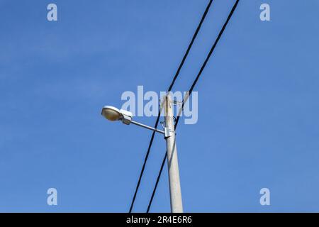 Straßenlaterne in Zagreb Stockfoto