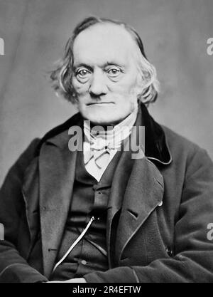 Sir Richard Owen KCB FRS (1804-1892), britischer Biologe, vergleichender Anatomist, Paläontologe und Gegner von Darwins Theorie der Evolution durch natürliche Selektion. Stockfoto