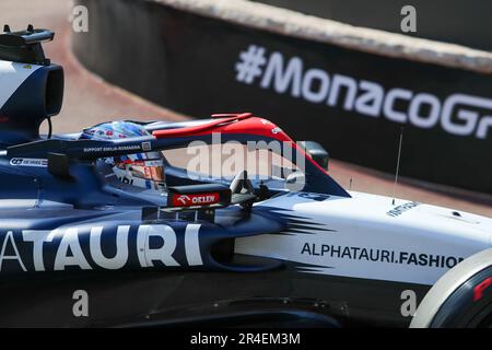 Montecarlo, Fürstentum Monaco. 27. Mai 2023. Nyck De Vries (NED) - Scuderia AlphaTauri während des Grand Prix De Monaco 2023 - Samstag - kostenloses Training 3 und Qualifikation, Formel 1 Meisterschaft in Montecarlo, Fürstentum Monaco, Mai 27 2023 Kredit: Unabhängige Fotoagentur/Alamy Live News Stockfoto