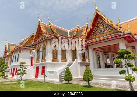 Wat Benchamabophit Dusitvanaram (Marmortempel), buddhistischer Tempel (Wat) in Bangkok, Thailand Stockfoto