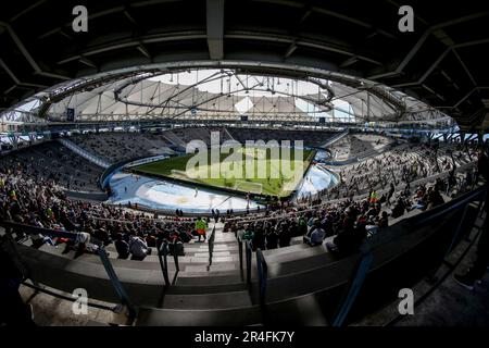 La Plata, Argentinien. 27. Mai 2023. Allgemeiner Blick auf das Stadion während des Spiels Brasilien gegen Nigeria im Rahmen der Weltmeisterschaft U20 Argentinien 2023 - Gruppe D im Estadio Unico „Diego Armando Maradona“. Endstand: Brasilien 2 - 0 Nigeria Kredit: SOPA Images Limited/Alamy Live News Stockfoto