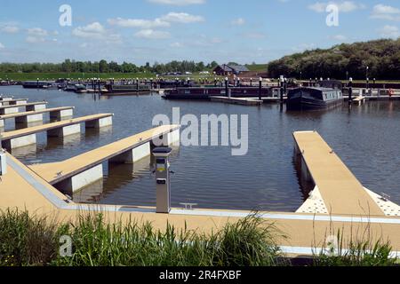 The Shakespeare Marina, Stratford-upon-Avon, Warwickshire, Großbritannien Stockfoto