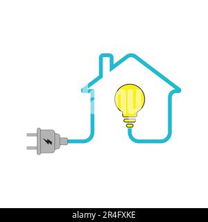 Logo Von Electric Bull Design Logo Von Electric Idea Stock Vektor