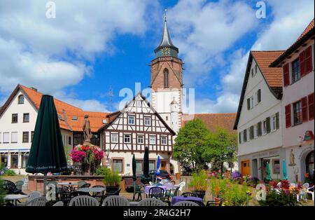 Baden-Württemberg, Schwarzwald Dornstetten, Zentrum, Altstadt Stockfoto