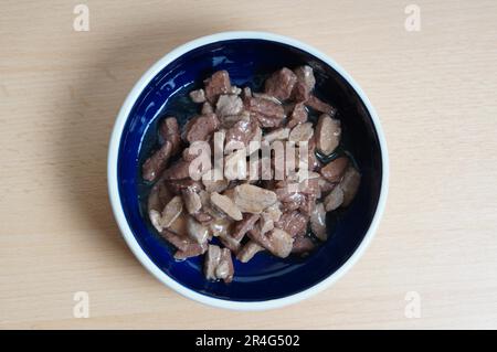 Nasses Essen Stockfoto