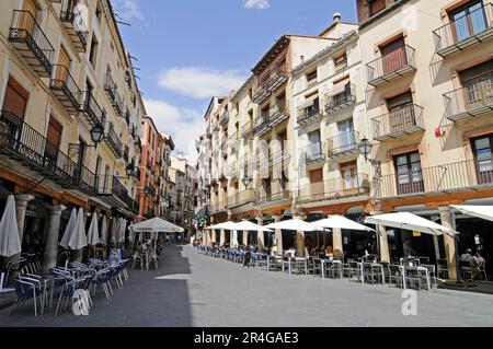 Plaza de Carlos Castel, del Torico, Square, Teruel, Aragon, Spanien Stockfoto