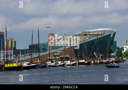 Museum, New Metropolis 'NEMO', Centre for Technology and Research, Science, Nemo, Amsterdam, Niederlande Stockfoto