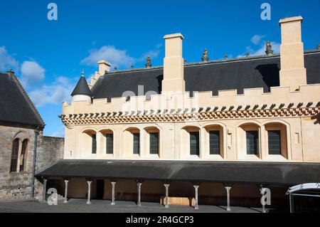 Große Halle, Stirling Castle, Stirling, Schottland, Stirling Castle, Großer Saal Stockfoto