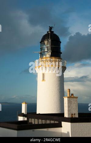 Leuchtturm, Dunnet Head, Schottland, Easter Head Stockfoto