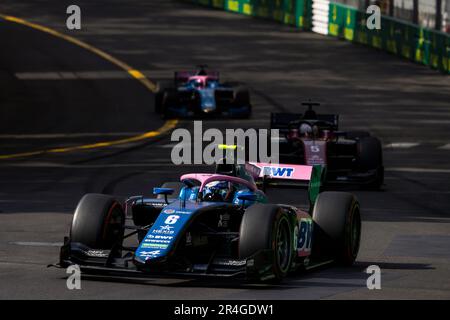 06 MARTINS Victor (FRA), ART Grand Prix, Dallara F2, Action während der 5. Runde der FIA Formel-2-Meisterschaft 2023 vom 26. Bis 28. Mai 2023 auf dem Circuit de Monaco in Monaco - Photo Julien Delfosse / DPPI Stockfoto