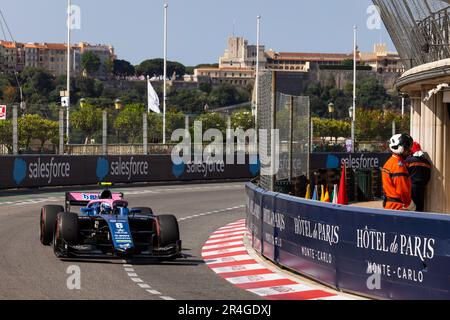 06 MARTINS Victor (FRA), ART Grand Prix, Dallara F2, Action während der 5. Runde der FIA Formel-2-Meisterschaft 2023 vom 26. Bis 28. Mai 2023 auf dem Circuit de Monaco in Monaco - Photo Julien Delfosse / DPPI Stockfoto