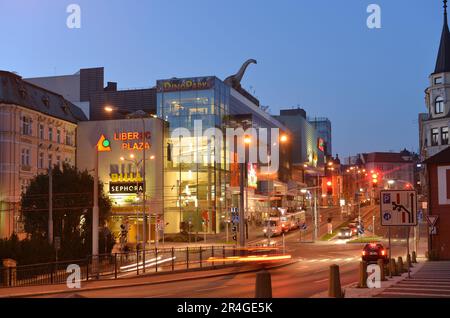 Liberec Plaza, Shopping Centre, Felberova, Liberec, Tschechische Republik, Reichenberg Stockfoto