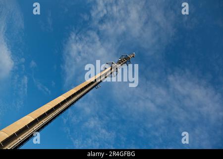 Antennenmast Guentersberge Stockfoto