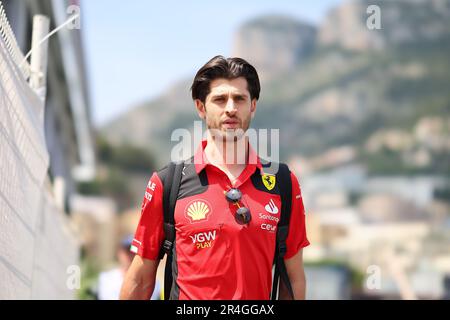 Montecarlo, Monaco. 28. Mai 2023. Antonio Giovinazzi, (ITA) Ferrari WEC offizieller Fahrer und ehemaliger F1-Fahrer mit Alfa Romeo sauber, während des Monaco GP, 25-28. Mai 2023 in Montecarlo, Formel-1-Weltmeisterschaft 2023. Kredit: Unabhängige Fotoagentur/Alamy Live News Stockfoto