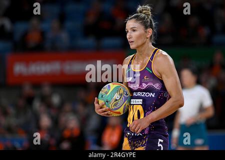 28. Mai 2023; Ken Rosewall Arena, Sydney, NSW, Australien: Suncorp Super Netball, Giants versus Queensland Firebirds; Kim Ravaillion of the Queensland Firebirds Stockfoto